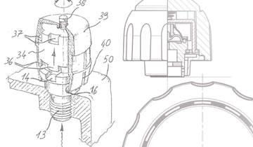 Sketch showing internal safety measures of high pressure steam cleaner