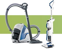 Refurbished steam and vacuum cleaners