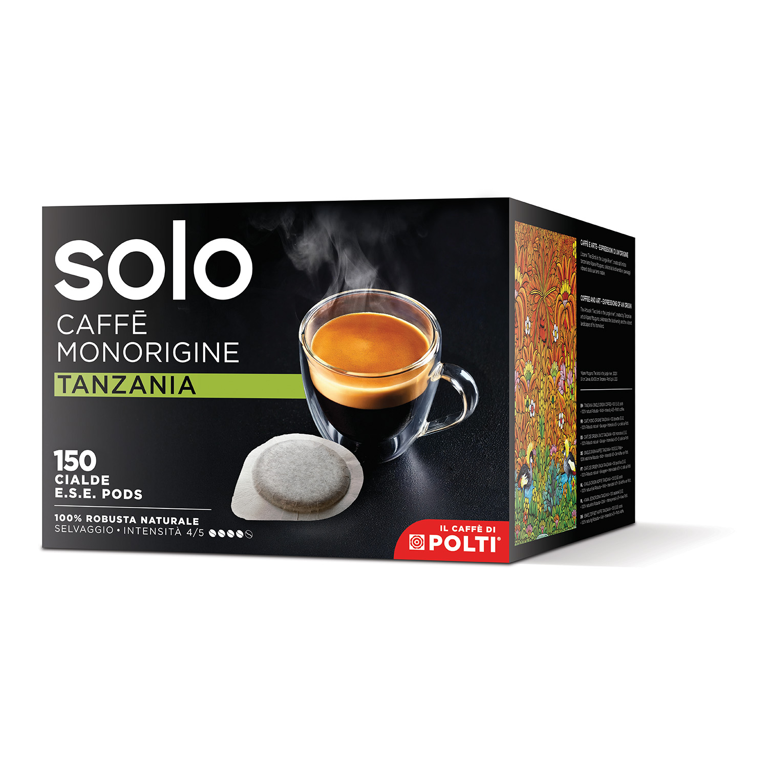 150 Pods SOLO Caffè Monorigine Tanzania
