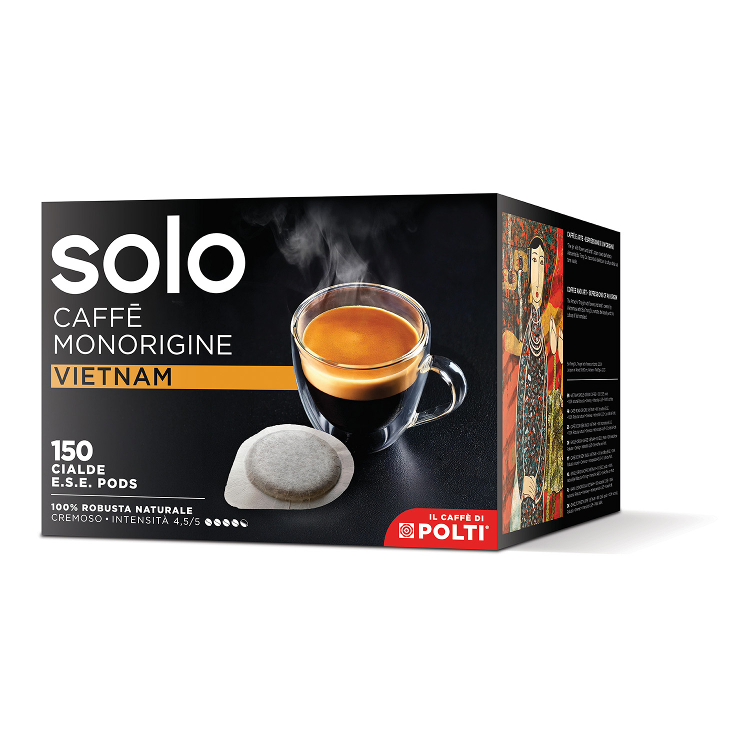 150 Pods SOLO Caffè Monorigine Vietnam