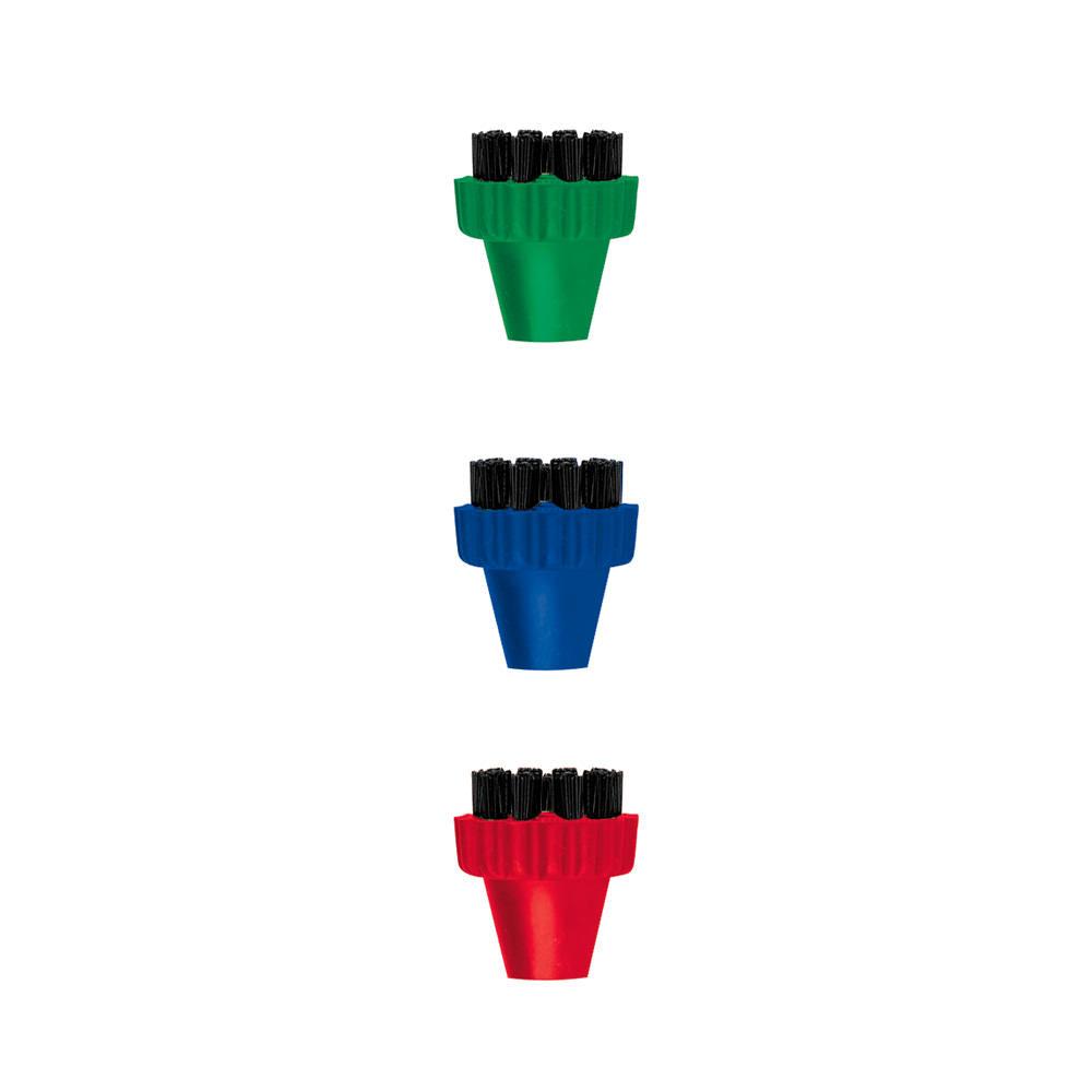 3 Small Coloured Brushes Kit Vaporetto Lecoaspira Unico PAEU0296