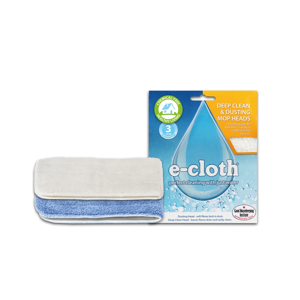 E-Cloth deep clean and dusting mop head pack