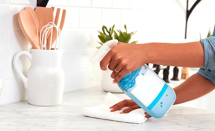 Ecological house cleaning: chemical detergents can be eliminated