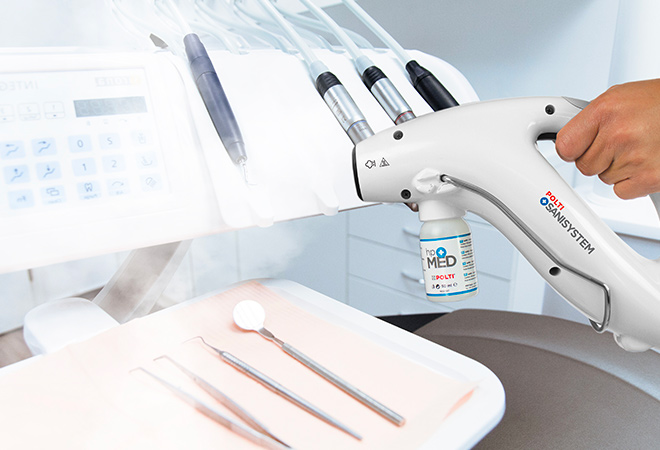 Polti disinfection dentist tools