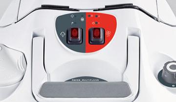Multifloor buttons on Vaporetto Polti Lecoaspira FAV50 Steam Cleaner