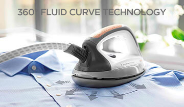 Fluid Curve iron - accessory for Polti Vaporetto: multi-directional rounded soleplate