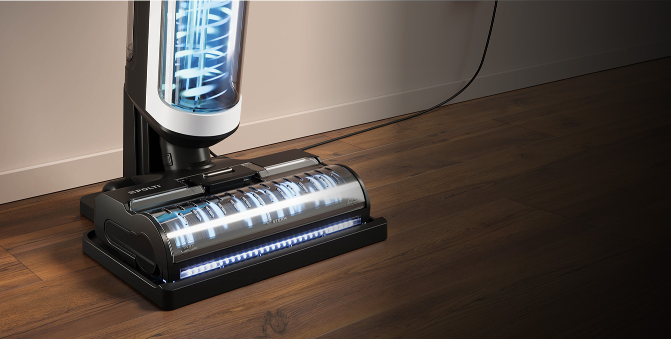 Selfcleaning on the heating base