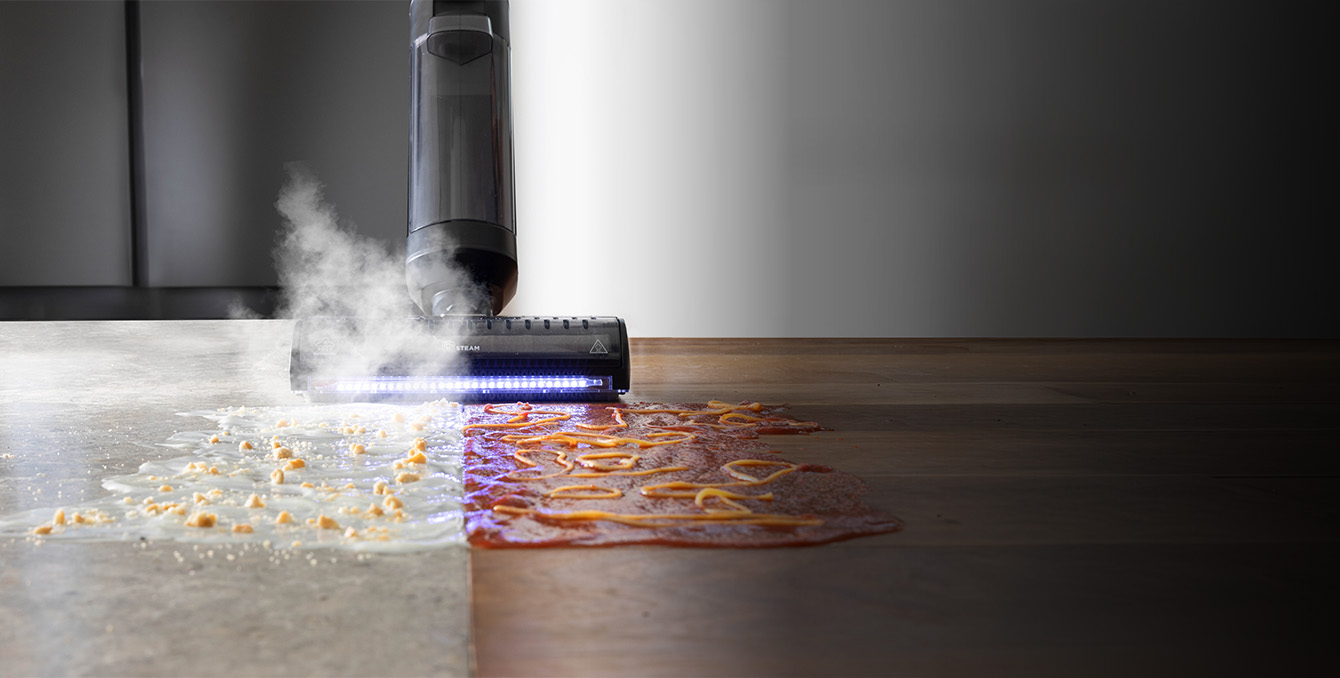 Deep cleaning powered by steam with Polti Rollysteam